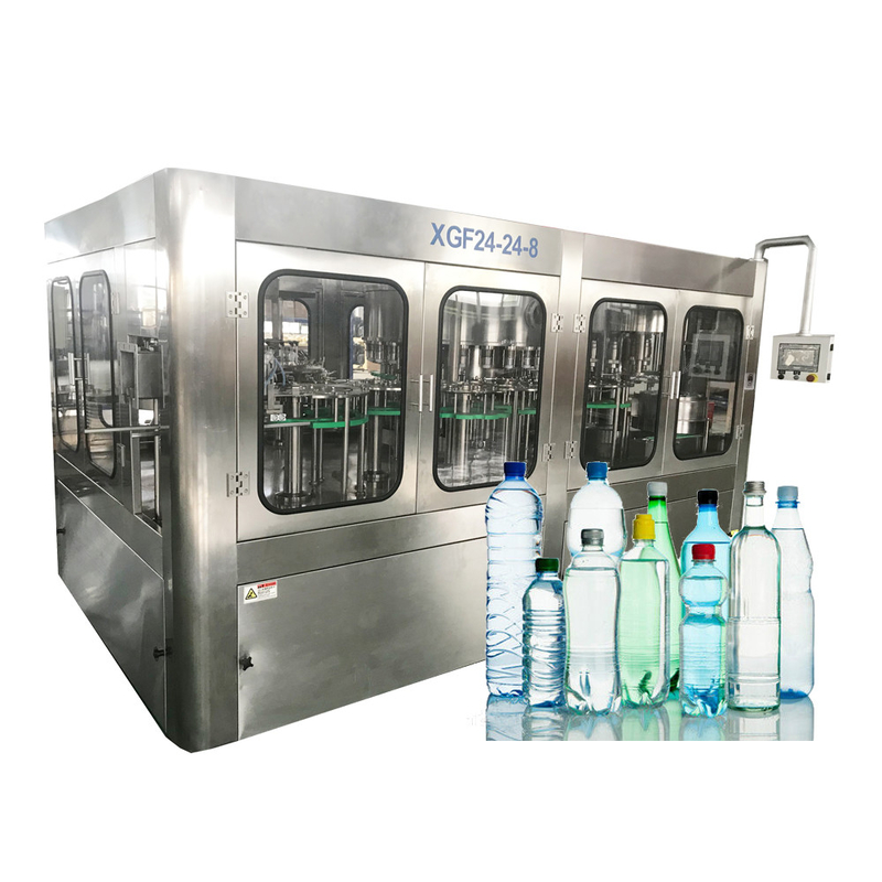 Automatic A To Z Turnkey 3 In 1 Pure Water Filling And Sealing Machine For PET Bottle